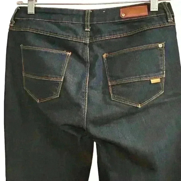 Peace of Cloth Women's Straight Jeans Size 6 Dark Blue Mid Rise - Picture 12 of 15